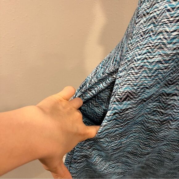 MPG sleeveless halter athletic v-neck mini dress size large - Picture 4 of 14